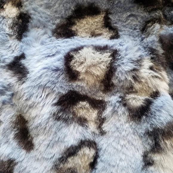 NEW GUESS Nelly Leopard Faux-Fur GIRLS Jackets
